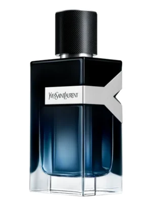 Frasco do perfume Yves Saint Laurent Y Eau de Parfum em fundo claro